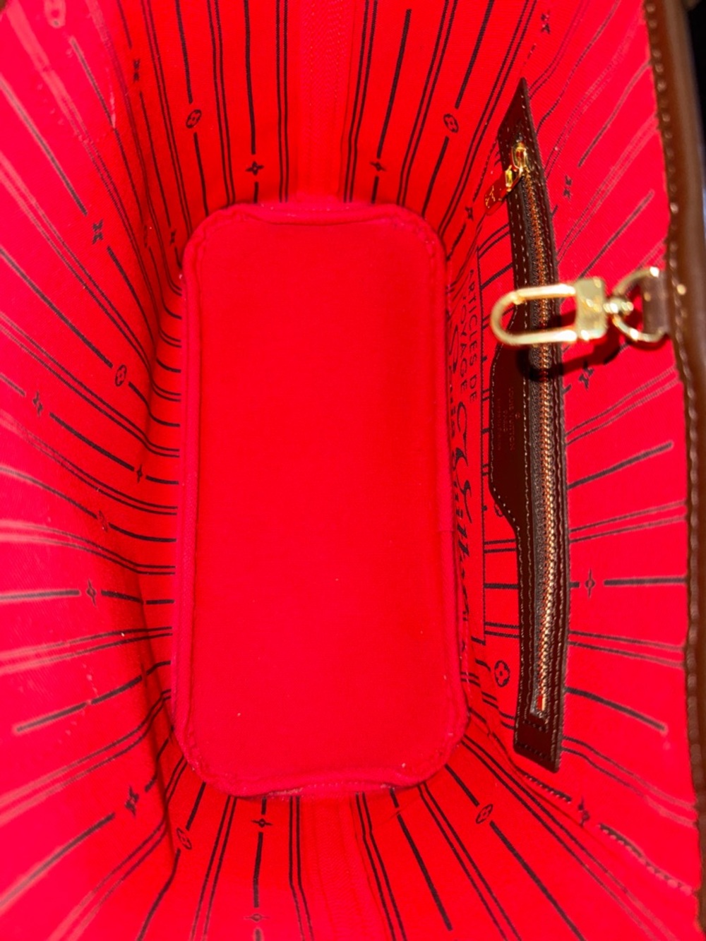 Authentic Louis Vuitton Neverfull PM in Damier Ebene canvas - Picture 4 of 16